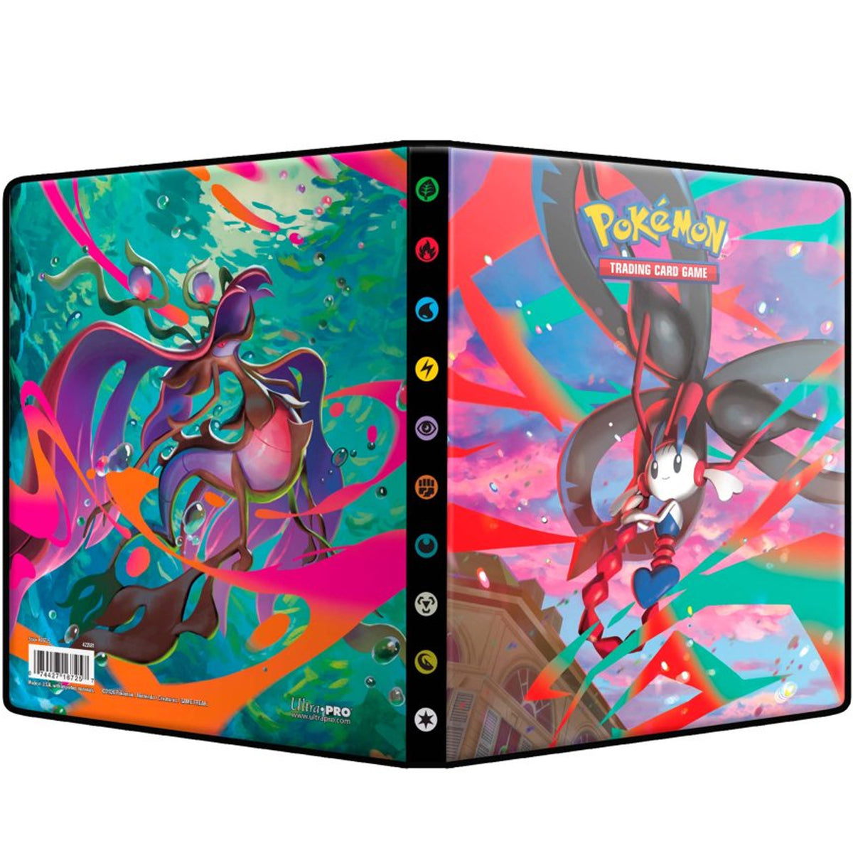 Pokemon Ultra Pro: Mega Evolution Chaos Rising 4 Pocket Portfolio