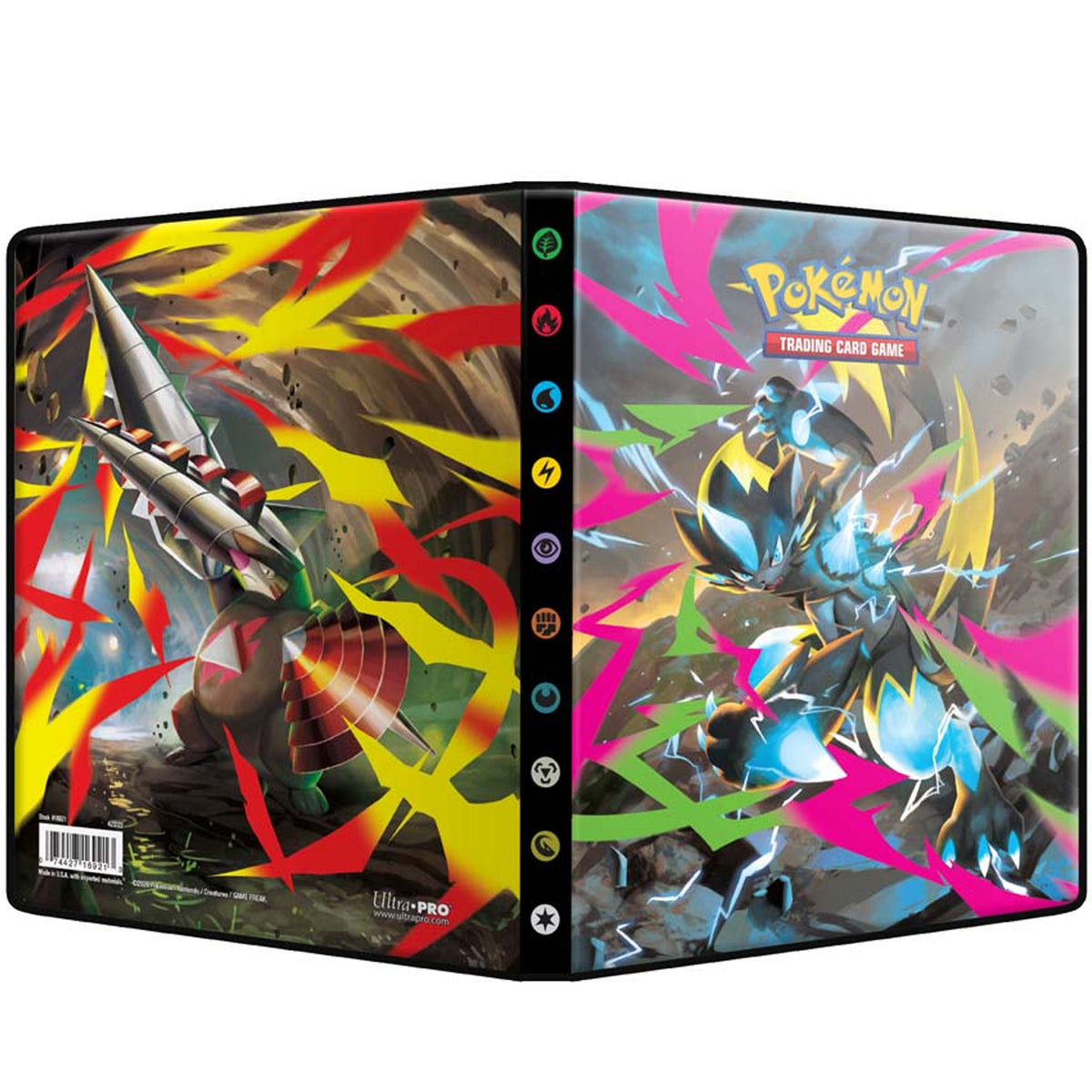 Pokemon Ultra Pro: Mega Evolution Pitch Black 4 Pocket Portfolio