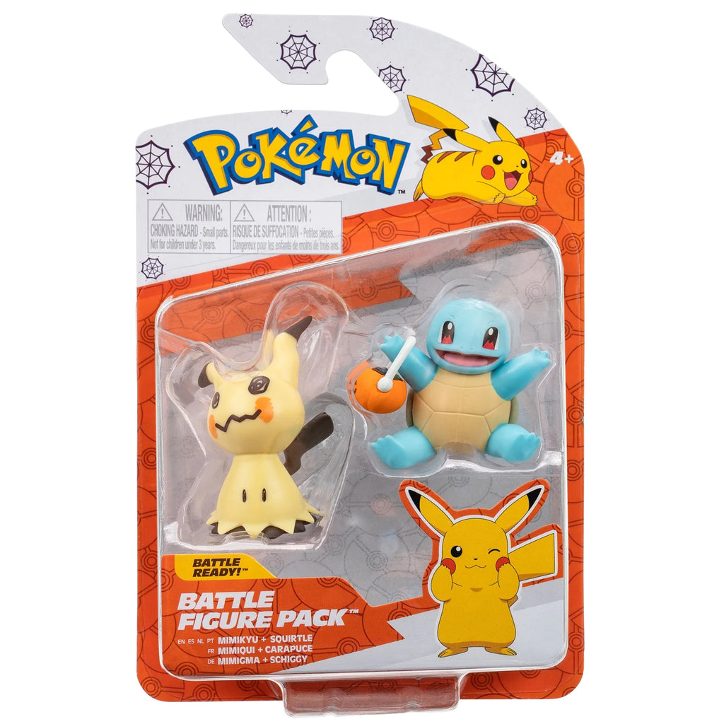 Pokemon Battle Figure - Halloween Squirtle & Mimikyu – Animal Kingdoms ...