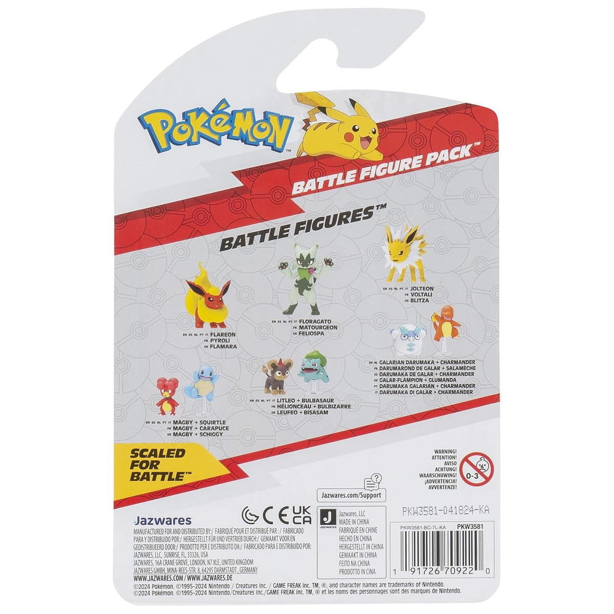 Pokemon Battle Figure - Magby & Squirtle