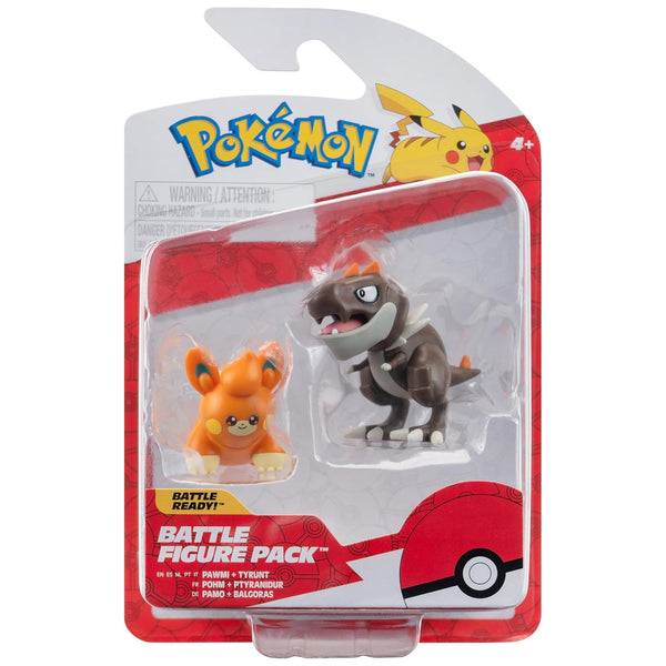 Pokemon Battle Figure - Pawmi & Tyrunt