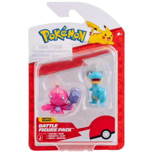 Pokemon Battle Figure - Tinkatink & Bagon