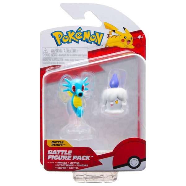 Pokemon Battle Figure - Horsea & Litwick