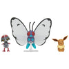 Pokemon Battle Figure Set - Pawniard, Butterfree & Eevee