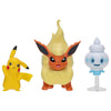 Pokemon Battle Figure Set - Pikachu, Vanillite & Flareon
