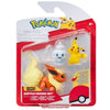 Pokemon Battle Figure Set - Pikachu, Vanillite & Flareon
