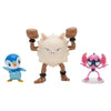 Pokemon Battle Figure Set - Piplup, Primate & Limpidimp