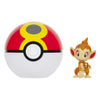 Pokemon Clip And Go Chimchar with Repeat Ball