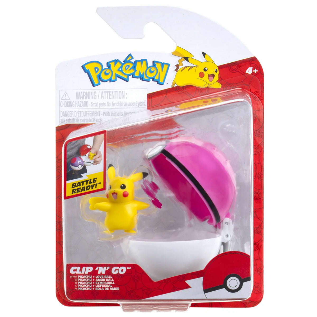 Pokemon Clip And Go Pikachu Female