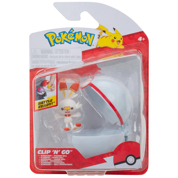 Pokemon Clip And Go Scorbunny