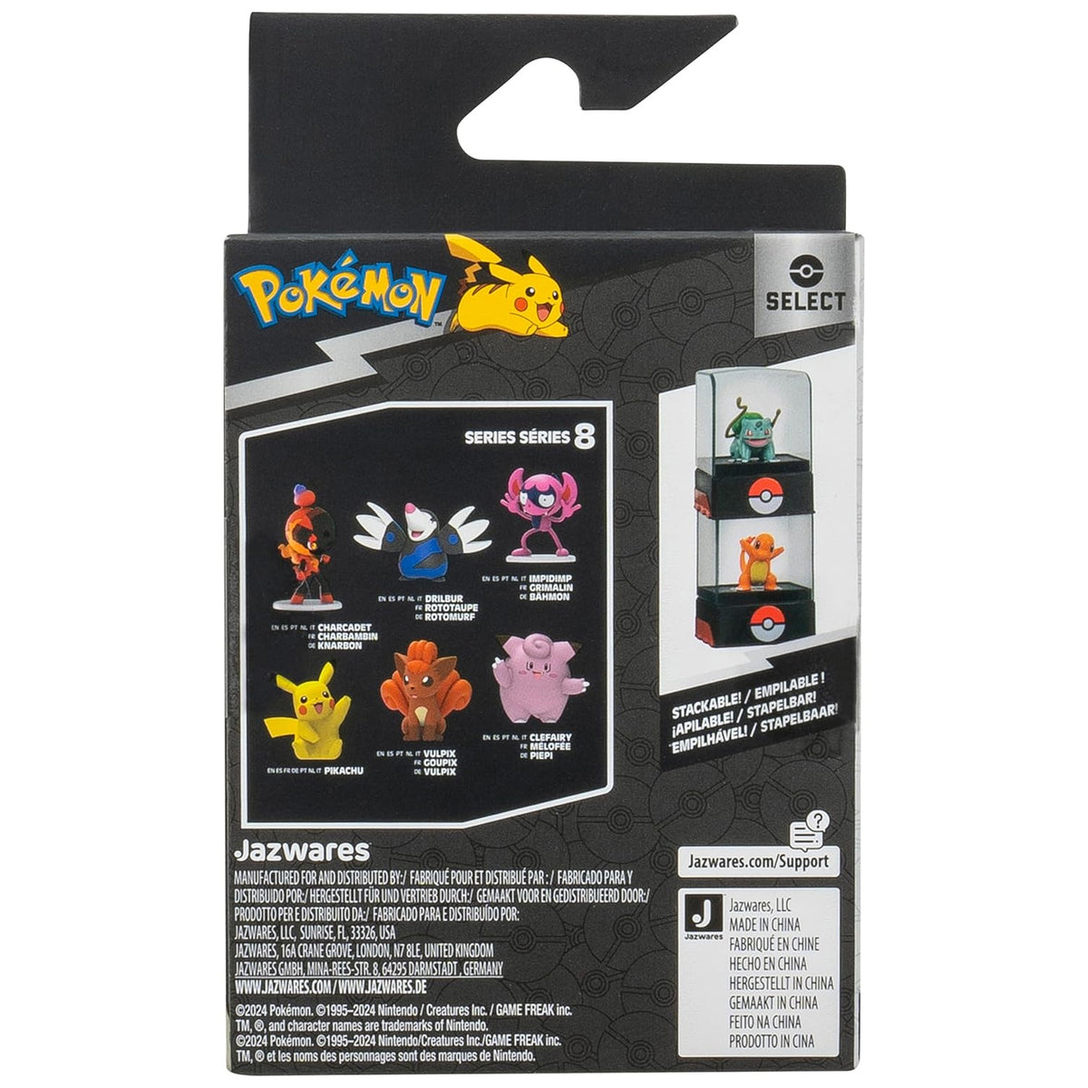 Pokemon Select Figure in Case - Vulpix