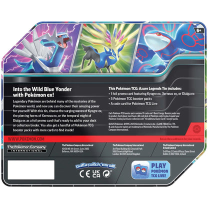 Pokemon TCG Azure Legends Tin - Xerneas Ex