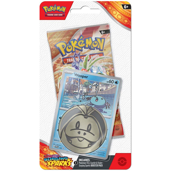 Pokemon TCG - Surging Sparks Checklane Blister - Wooper