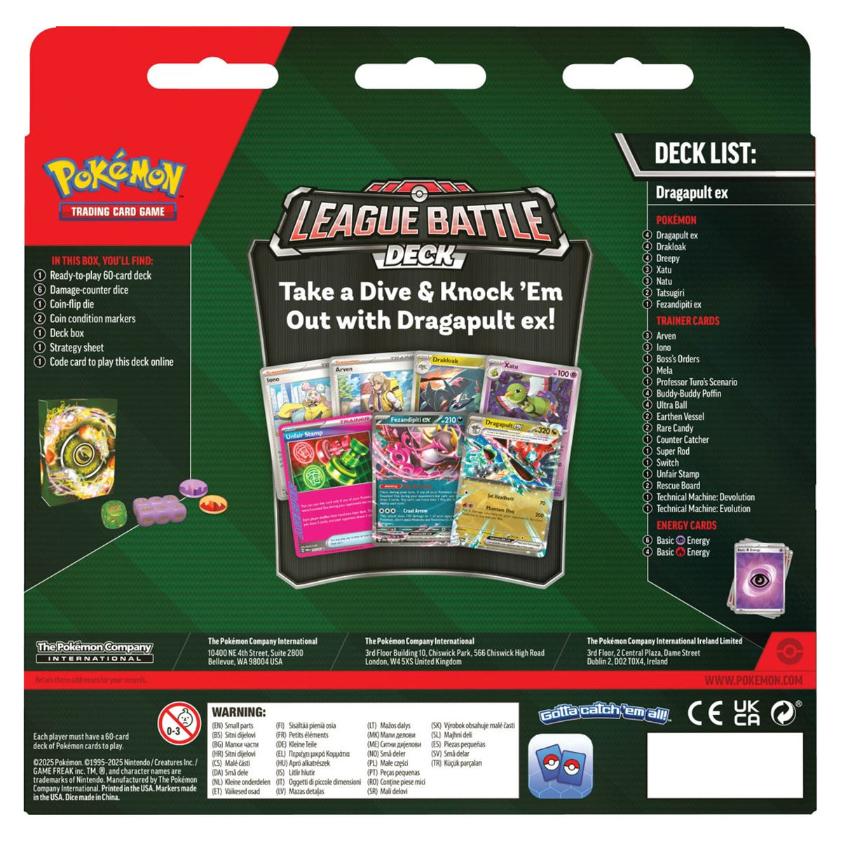 Pokemon TCG League Battle Deck - Dragapult ex