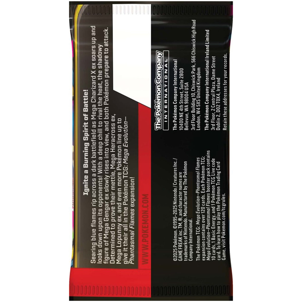 Pokemon TCG Mega Evolution - Phantasmal Flames Booster - Mega Charizard ex