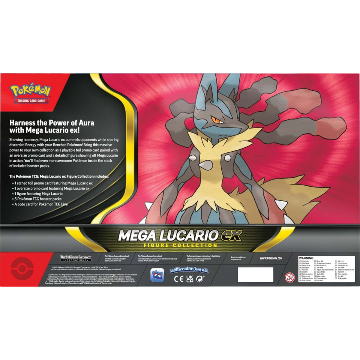 Pokémon TCG Mega Lucario ex Figure Collection