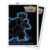 Pokemon TCG Neon Kanto APEX Deck Protector Sleeves Blastoise