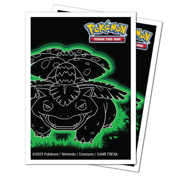 Pokemon TCG Neon Kanto APEX Deck Protector Sleeves Venusaur