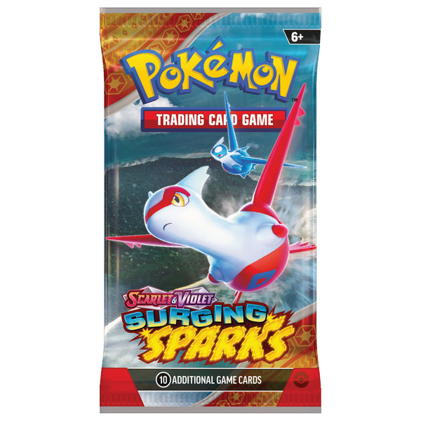 Pokemon TCG Scarlet & Violet 8 Surging Sparks Booster Pack - Latias Art