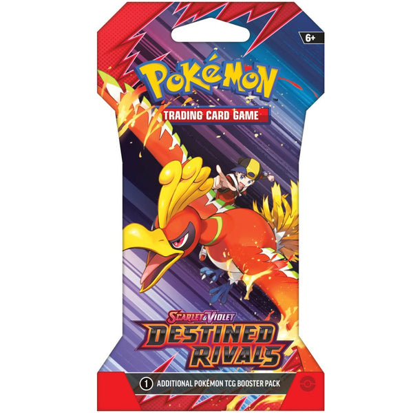 Pokemon TCG Scarlet & Violet Destined Rivals Blisters - Ethan and Ho-Oh ex