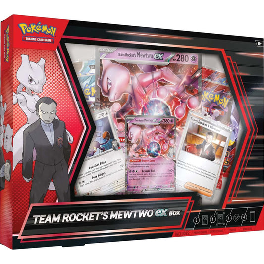 Pokemon TCG Team Rocket's Mewtwo ex Box