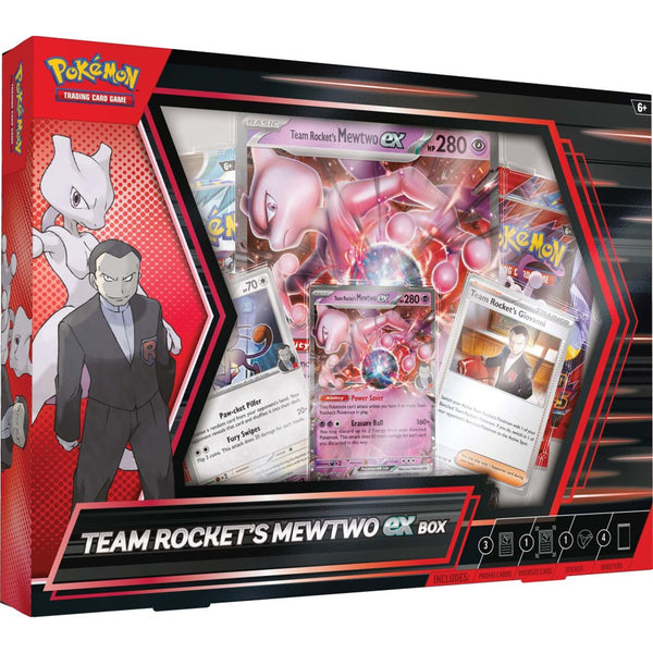 Pokemon TCG Team Rocket's Mewtwo ex Box