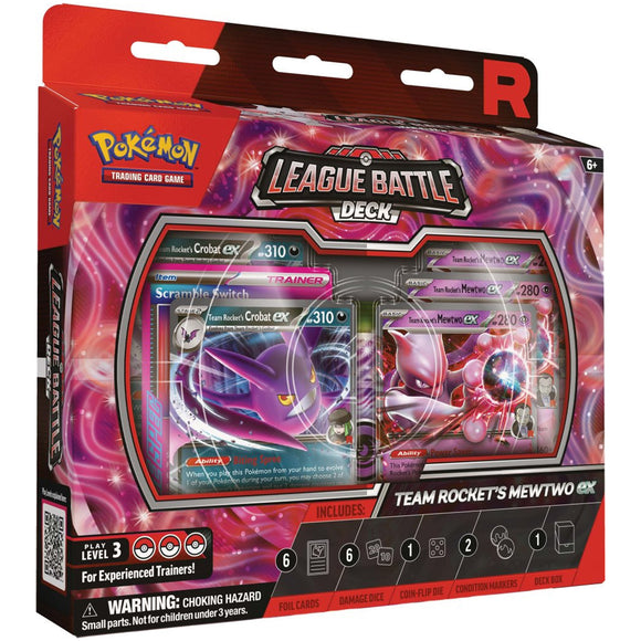 Pokémon TCG Team Rocket’s Mewtwo ex League Battle Deck