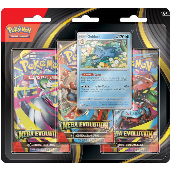 Pokemon TCG Mega Evolution Three Booster Blister - Golduck
