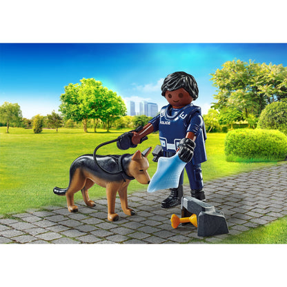 Playmobil Special Plus Policeman with Sniffer Dog - Pre Sale