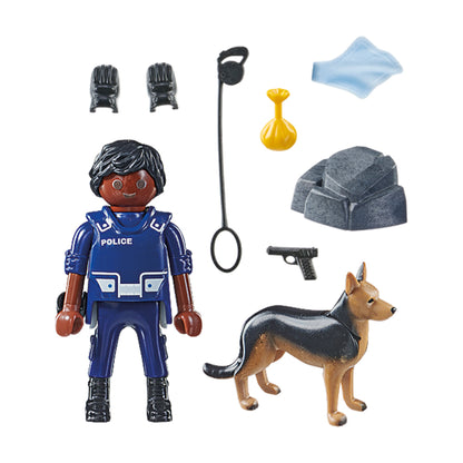 Playmobil Special Plus Policeman with Sniffer Dog - Pre Sale
