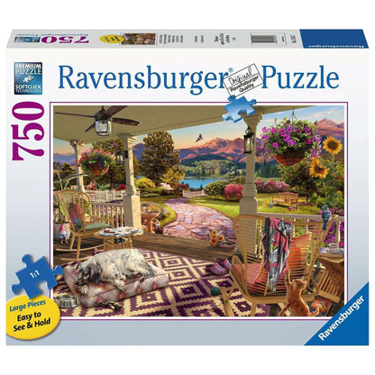 Ravensburger Cosy Front Porch 750pc - Large format - Damaged Box