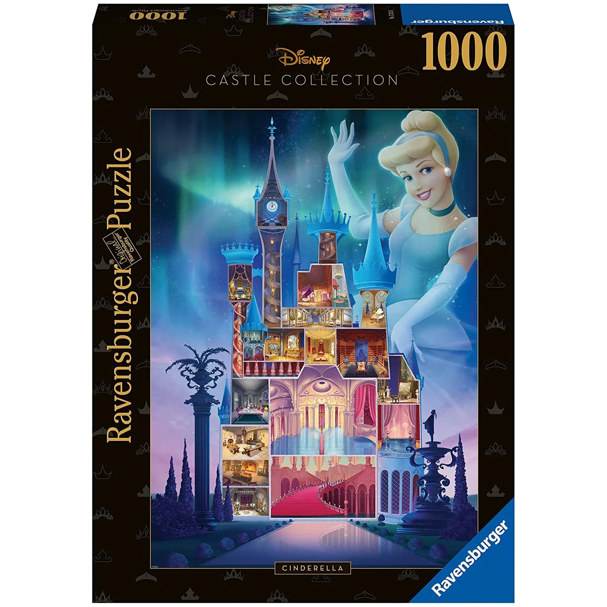 Puzzle 1000 Pezzi Castor - Il Gioiello Delle Rockies - Panorama Montagna 68x47 Cm - Cartone Riciclato Per Adulti E Famiglie