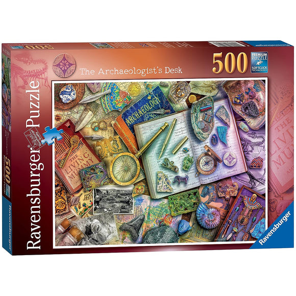 Ravensburger The Archaeologists Desk Puzzle 500pc