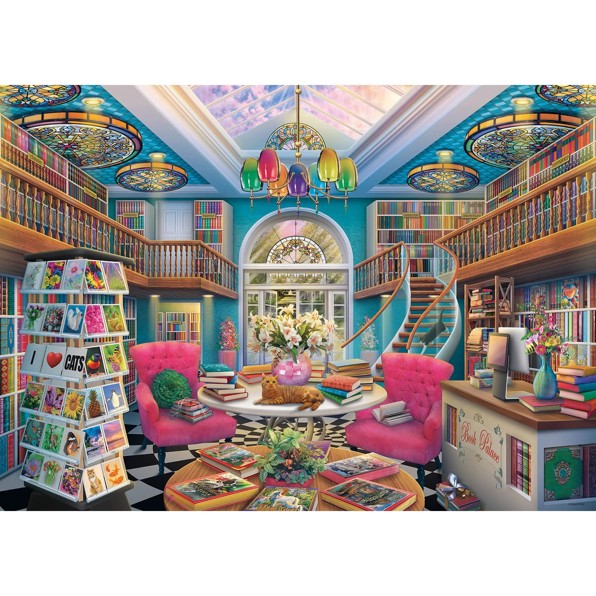 Ravensburger The Book Palace Puzzle 1000pc - Damaged Box