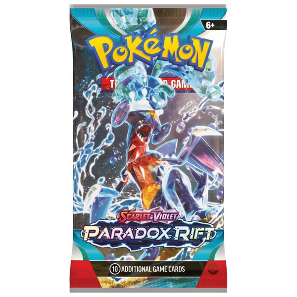 Pokemon TCG Paradox Rift Booster Pack - Roaring Moon ex Pack Art