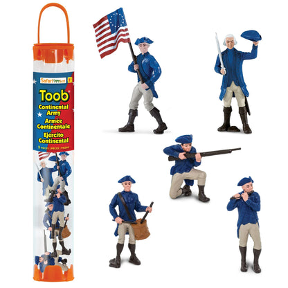 Safari Ltd American Revolutionary War Continental Army Toob