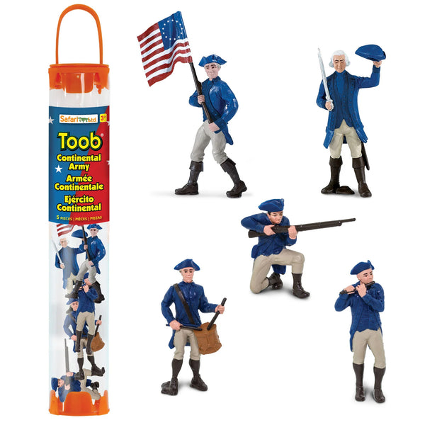 Safari Ltd American Revolutionary War Continental Army Toob