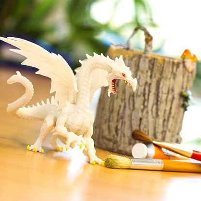 Safari Ltd Snow Dragon Glow in the Dark