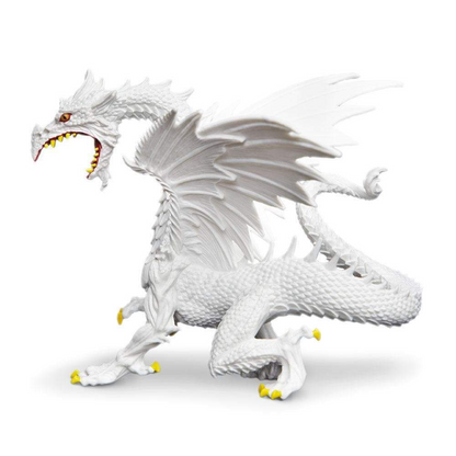Safari Ltd Snow Dragon Glow in the Dark