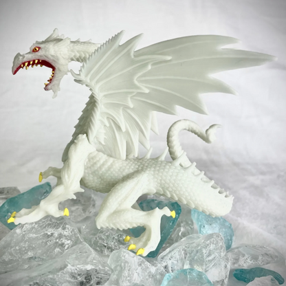Safari Ltd Snow Dragon Glow in the Dark