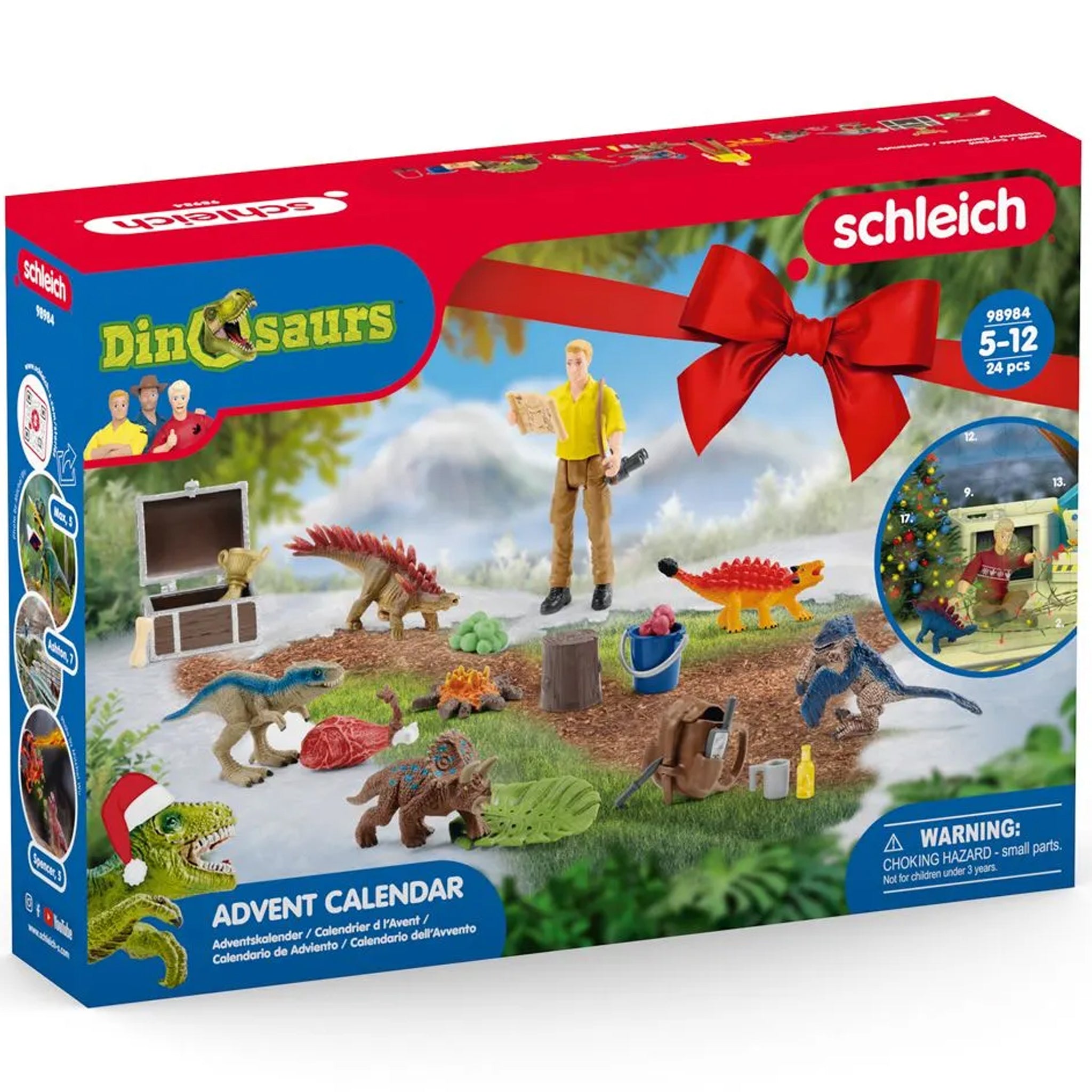 Schleich Dinosaur Advent Calendar Animal Kingdoms Toy Store