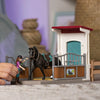 Schleich Horse Box with Lisa & Storm