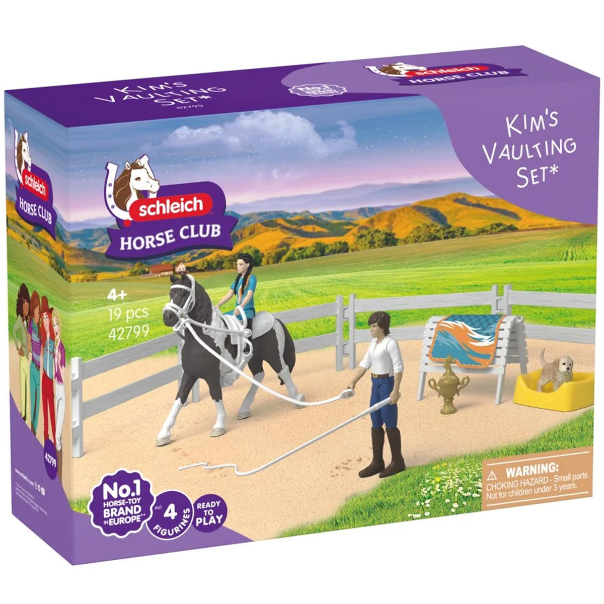 Schleich Kim's Vaulting Set