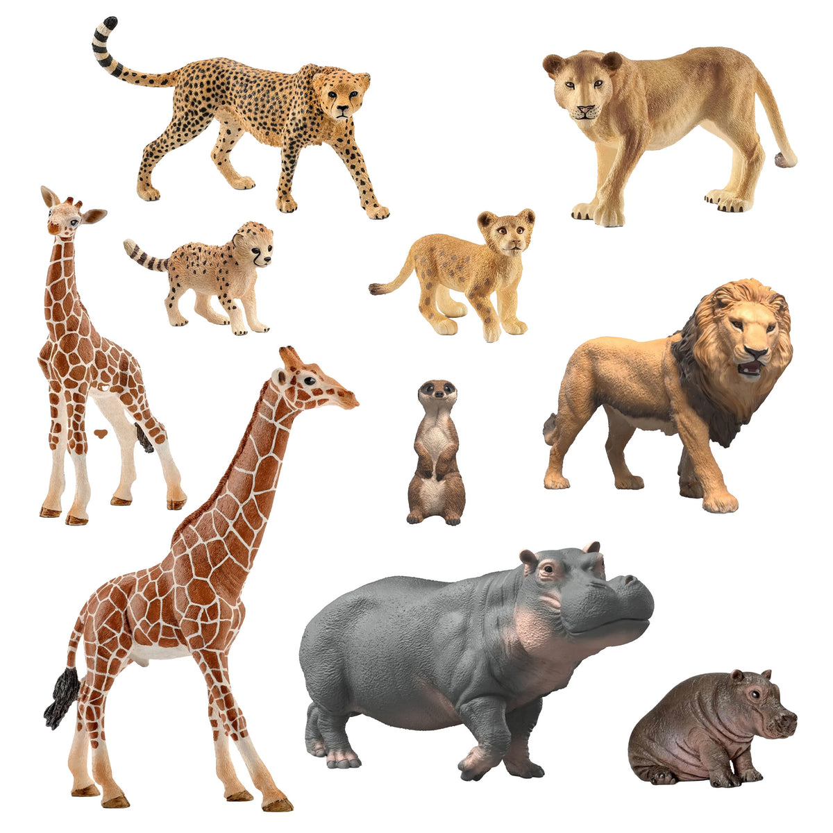 Schleich African Wildlife – 10 piece set