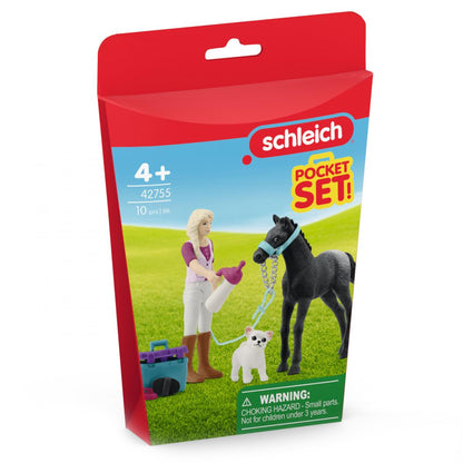 Schleich Care Set Foal with Sofia