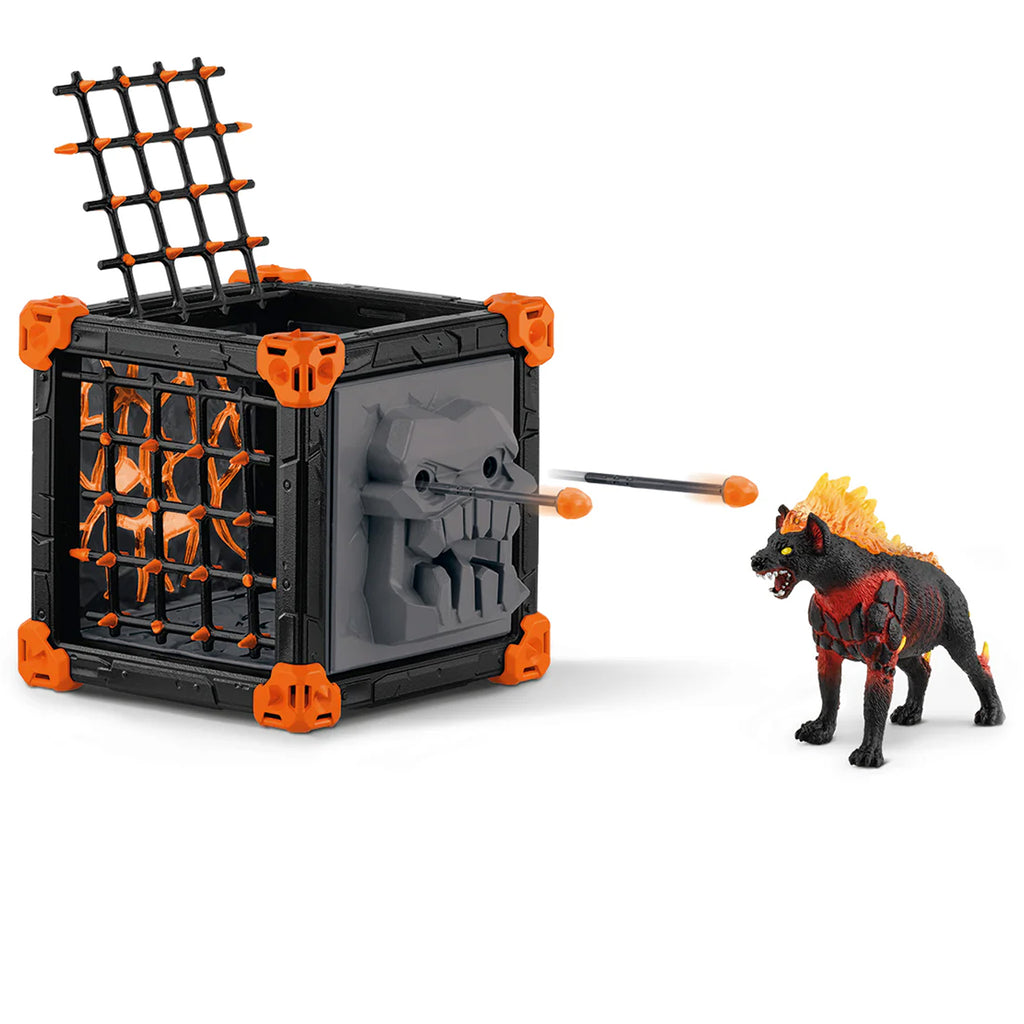 Schleich Eldrador BattleCube Lava Hyena Figure Set main image 1