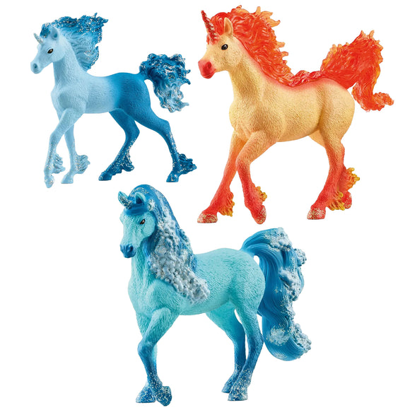 Schleich Elemental Unicorn Family