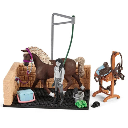 Schleich Emily's Horse Wash - Incomplete Set