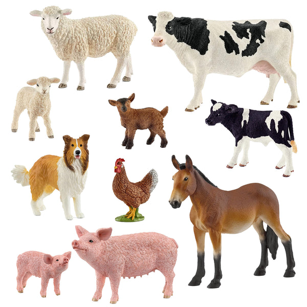 Schleich Farm Animals – 10 piece set