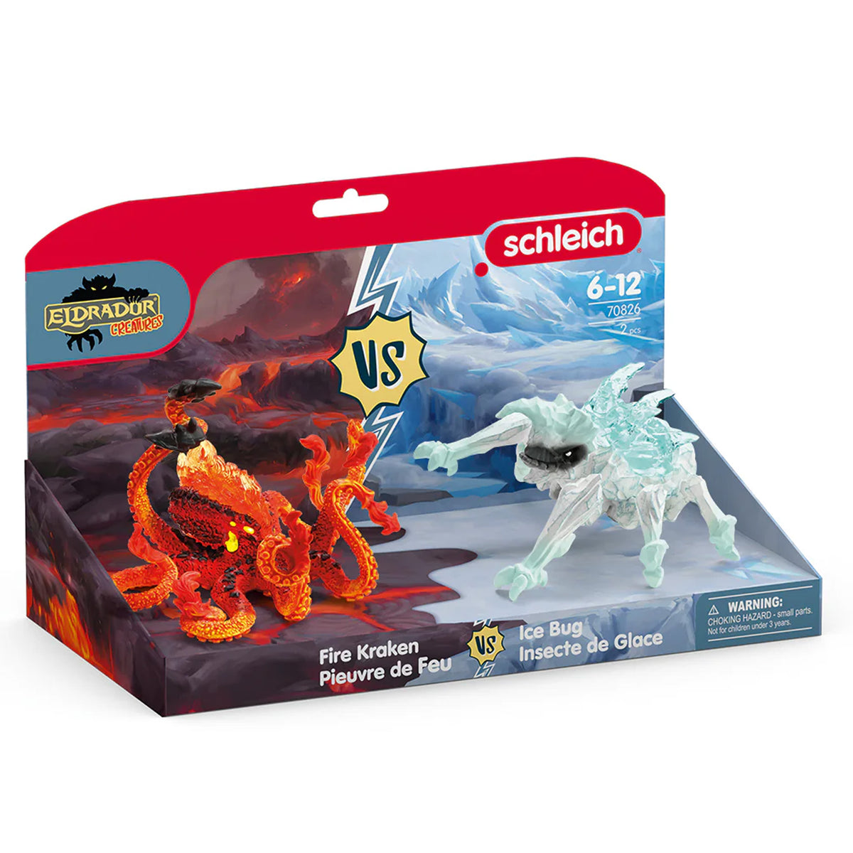 Schleich Ice Bug vs. Fire Kraken